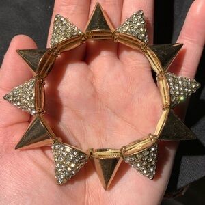 Gold and jewel studded bracelet